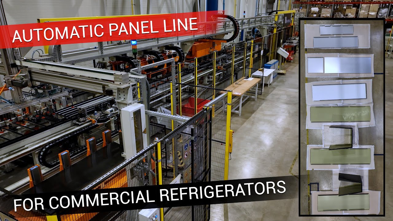 Automatic panel line for commercial refrigerators by Arrasate