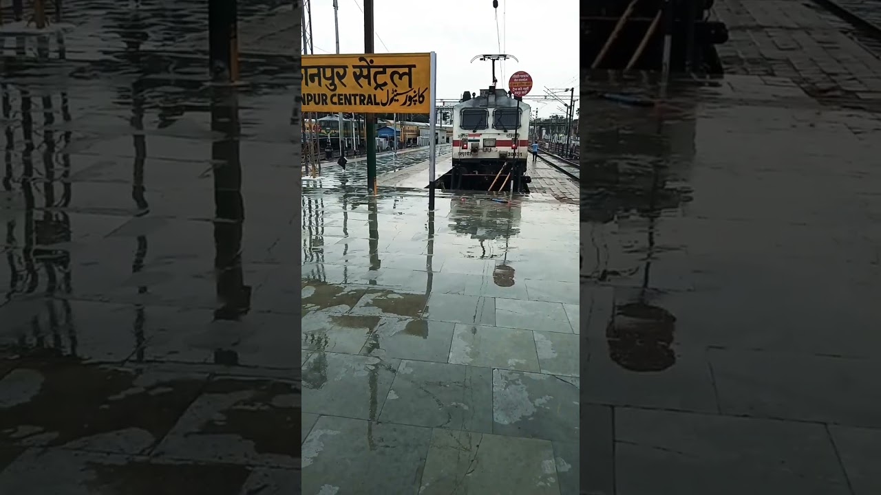 Kanpur Central railway station announcement #railway #train #railwa wala video #shortsvideo 🔥
