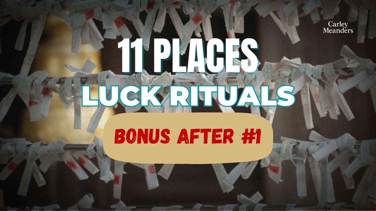 11 Tourist Spots With Secret Rituals & Good-Luck Traditions Locals Still Do