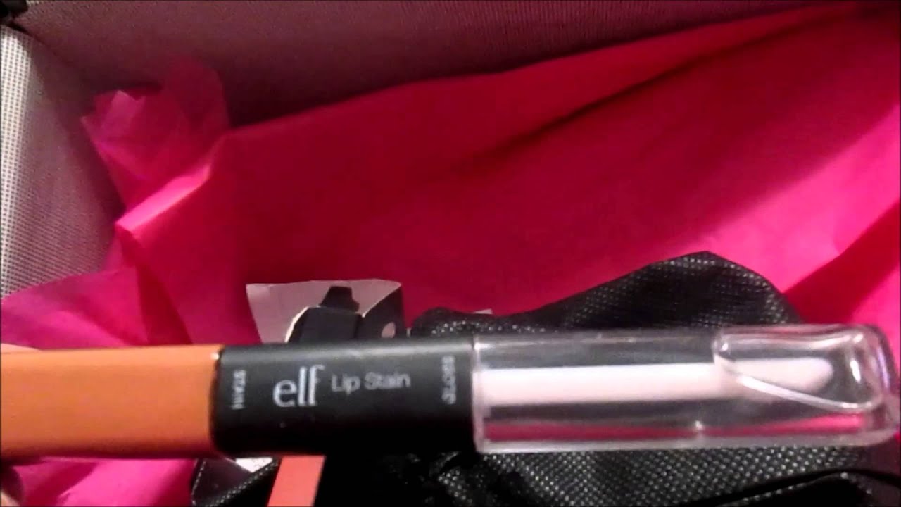 E.L.F. Beauty Bundle Cosmetics Unboxing & Review November 2014 EYES LIPS FACE