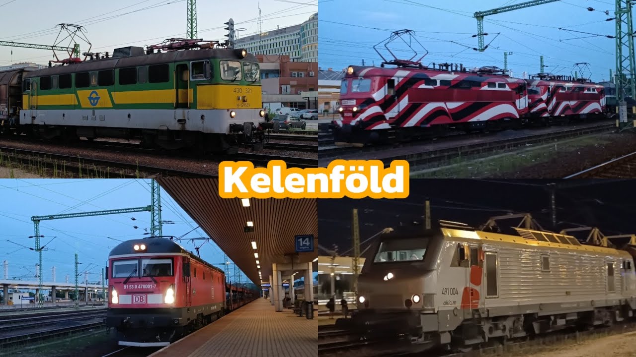 Éjszakai Vonatok Kelenföld! [HD] Night Trains at Kelenföld