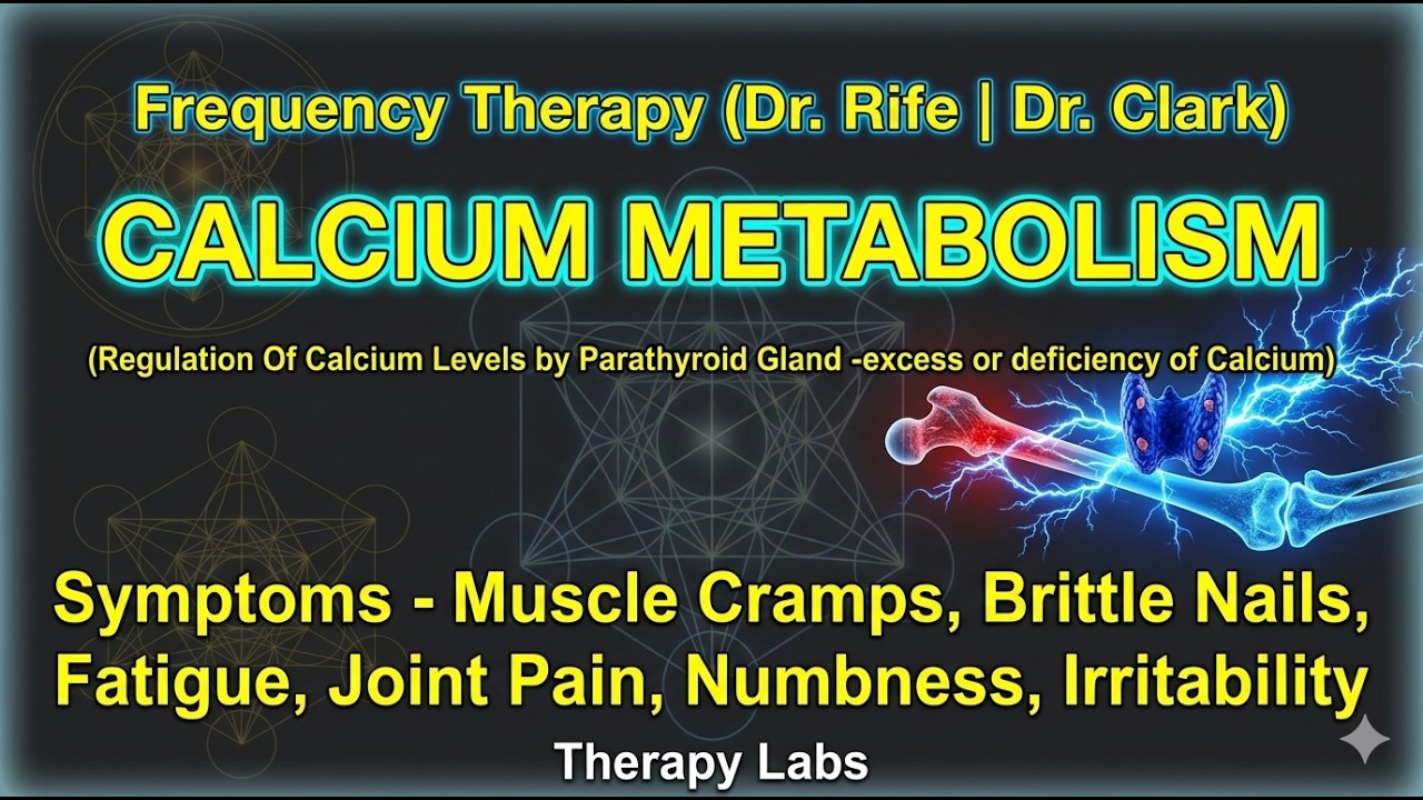 Parathyroid Imbalance? Rife Frequencies Target Calcium Metabolism | 30-Min Session | TherapyLabs