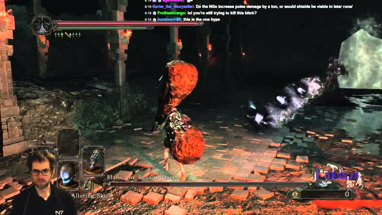 Dark Souls 2 - NG+7 Covenant of Champions Elana Kill