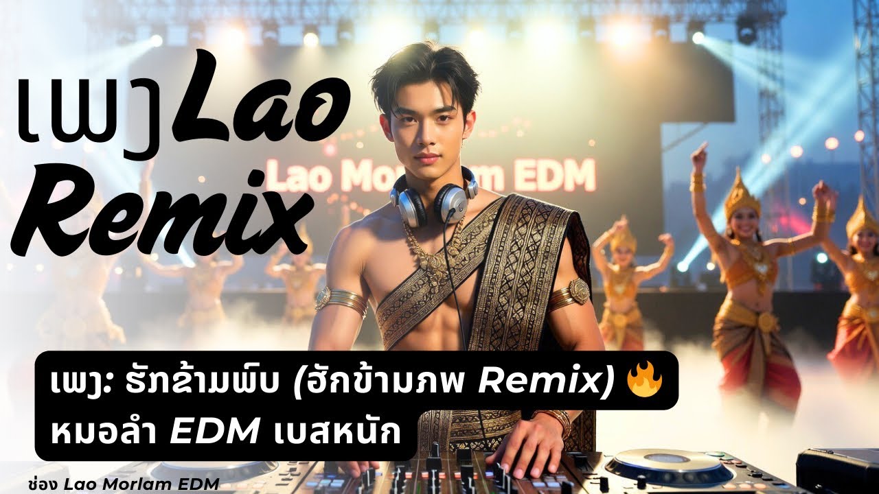 ຮັກຂ້າມພົບ (ฮักข้ามภพ Remix) 🔥 หมอลำ EDM เบสหนัก | Lao Morlam EDM