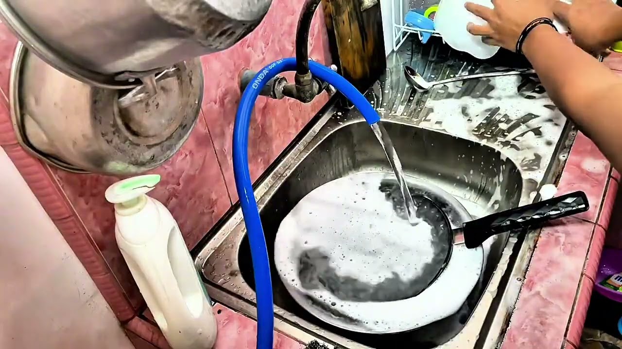 Relaxing Dishwashing ASMR | Satisfying Kitchen Cleaning Sounds