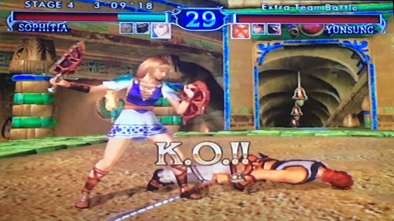 Soul Calibur 2 Extra Team Battle Mode Sophitia Astaroth Berserker GameCube