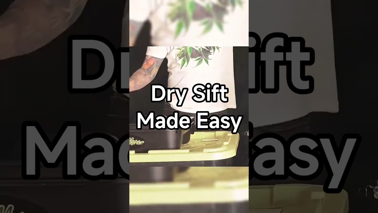Dry Sift Made Easy with Frozen Trim 🍂💨