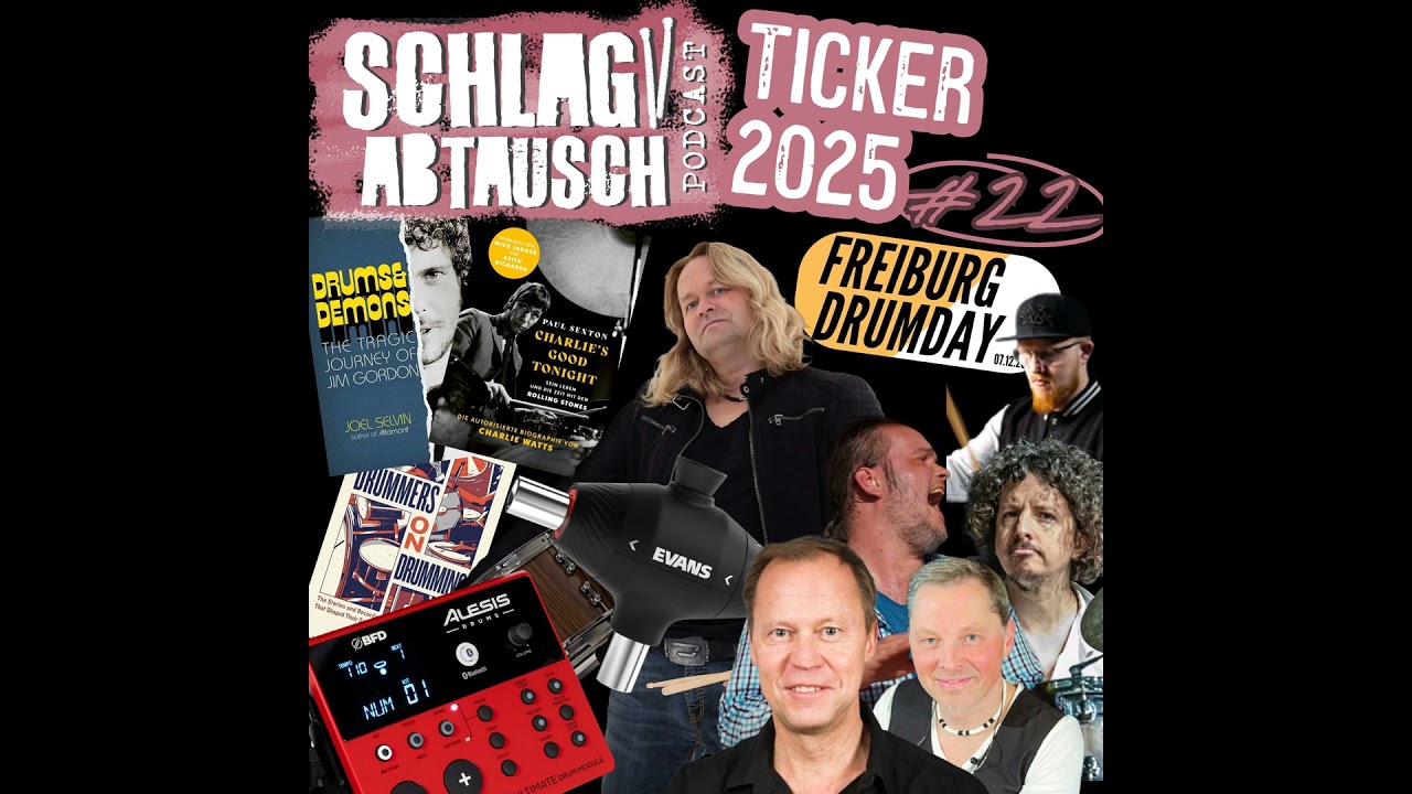 Schlagabtausch Ticker #22 2025 - Die Herbst-News für Drummer