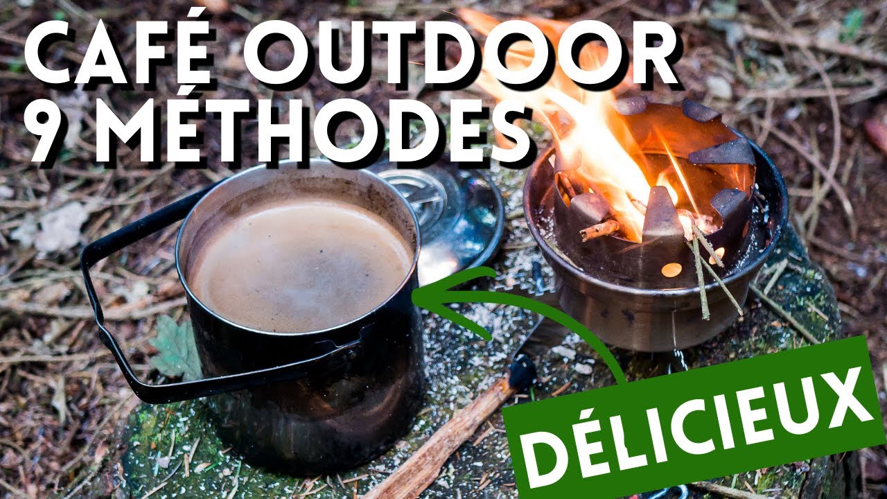 9 façons de préparer du café dans les  bois.