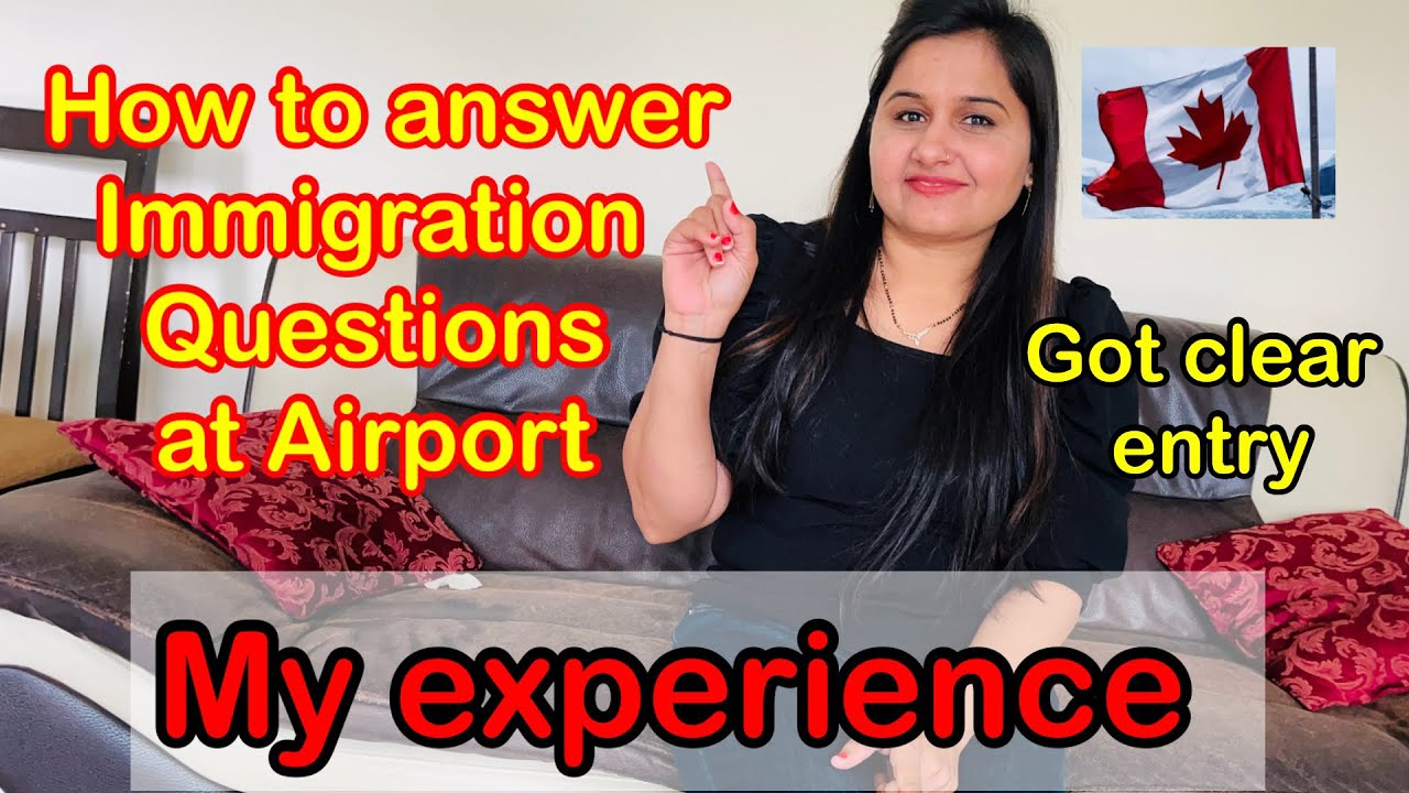 Immigration questions asked at Canada Airport | Canada Airport par kya pucha gya#canada #airport