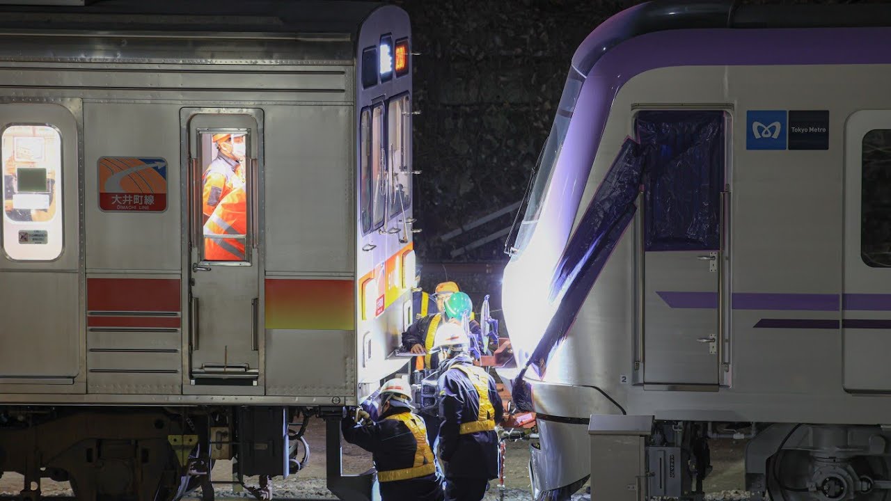 メトロ18000系 18113F「最終増備」　　　　　　最後の鷺沼搬入回送