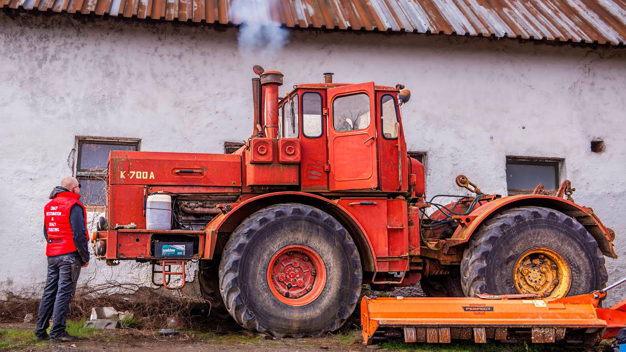 14.9L V8 Diesel Turbo - Kirovec K-700A - Start After 8 Years + Test Drive