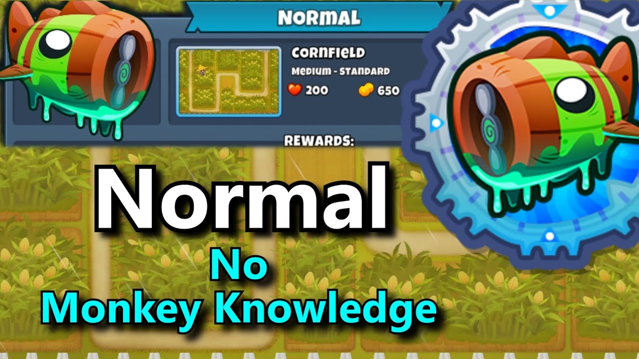 Bloonarius Normal Tutorial  ||  No Monkey Knowledge  ||  Cornfield  || (BTD6)