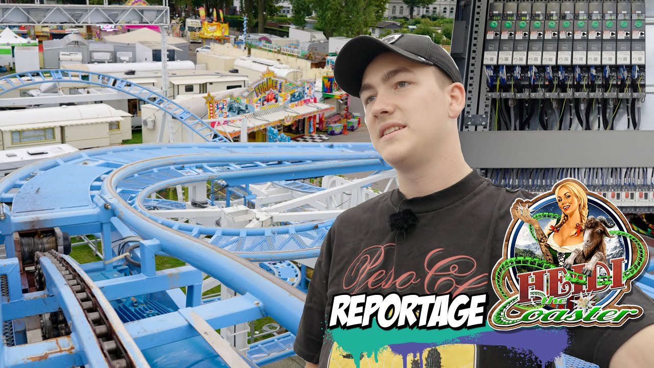 Hinter den Kulissen der Kirmes Achterbahn 