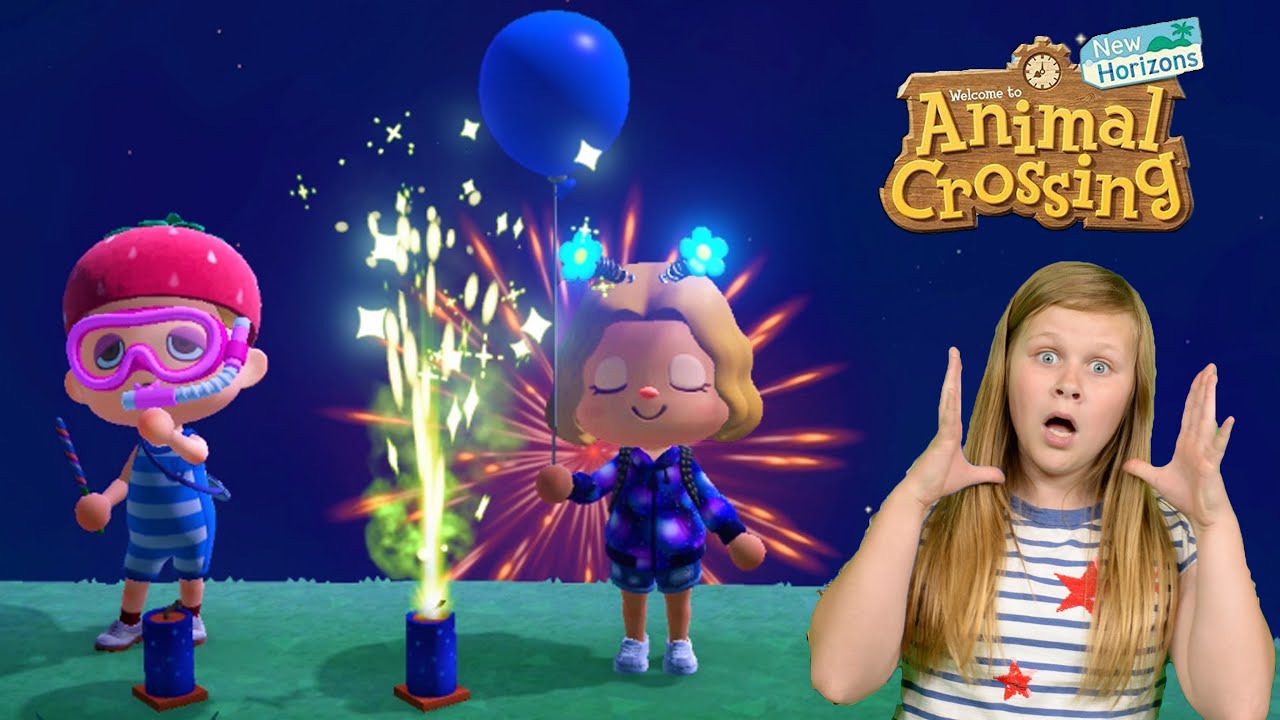 Assistant And Mr Engineers Fireworks show on Animal Crossings
