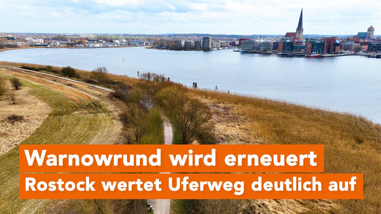 Mehr Platz, mehr Natur, mehr Qualität: Ausbau des Warnowrunds am Stadtpark startet