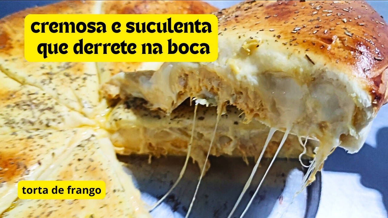 TORTA CREMOSA DE LANCHONETE DE FRANGO COM REQUEIJÃO, VENDE MUITO RÁPIDO 