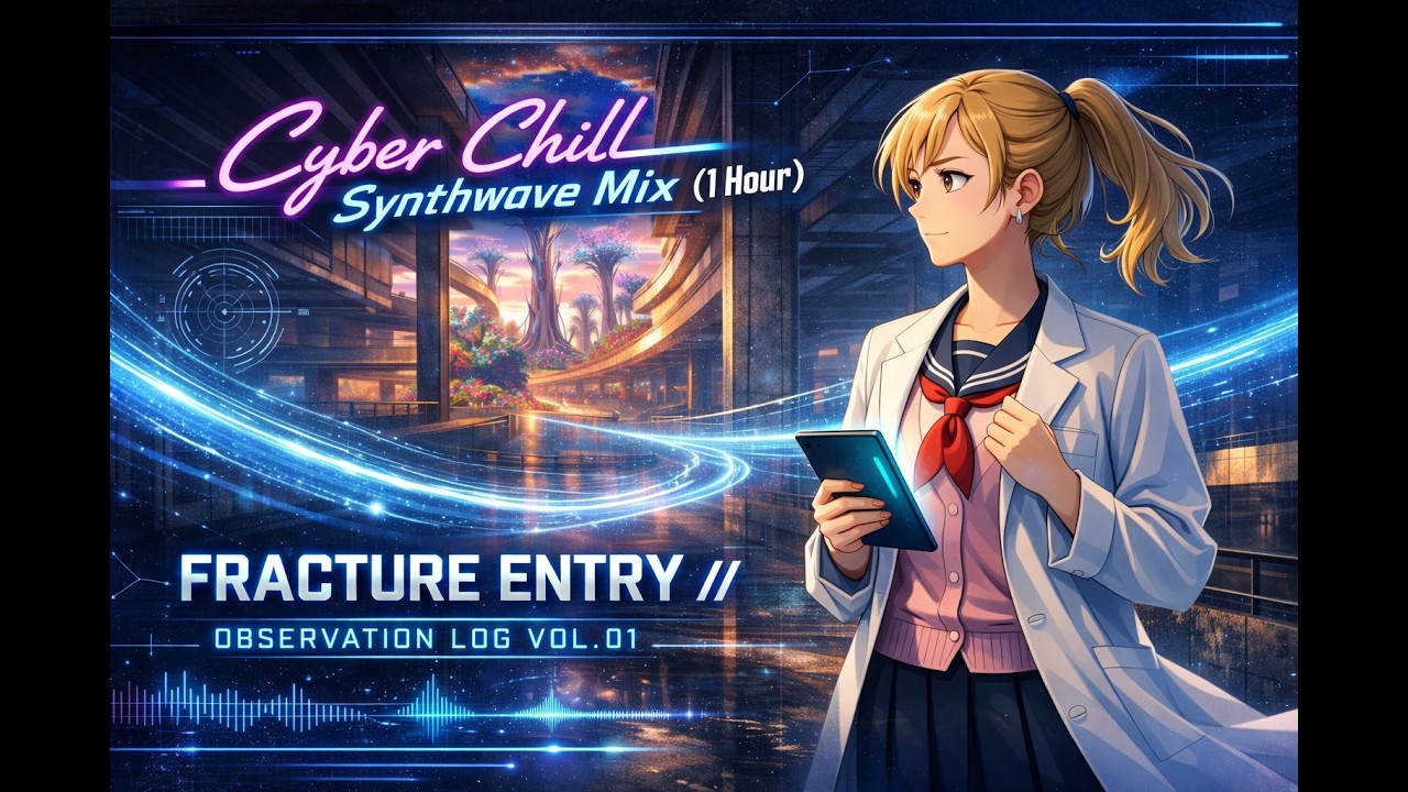 Cyber Chill Synthwave Mix (1 Hour) — FRACTURE ENTRY // OBSERVATION LOG VOL.01