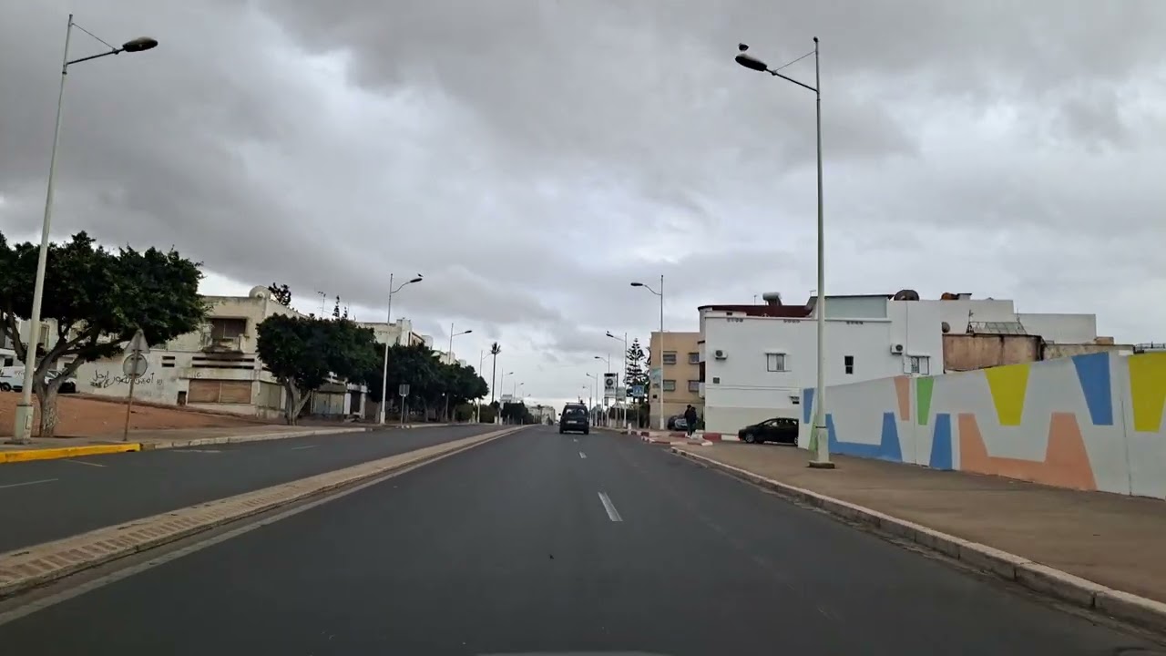 جولة في الطريق السريع الحضري لأكادير و شارع الشيخ السعدي زنقة مراكش وصولا إلى الحي الصناعي
