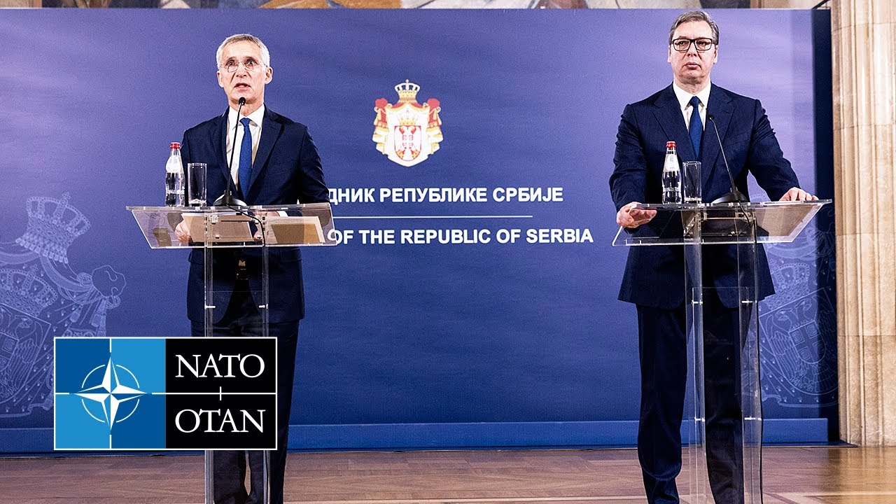 NATO Secretary General with the President of Serbia 🇷🇸 Aleksandar Vučić, 21 NOV 2023
