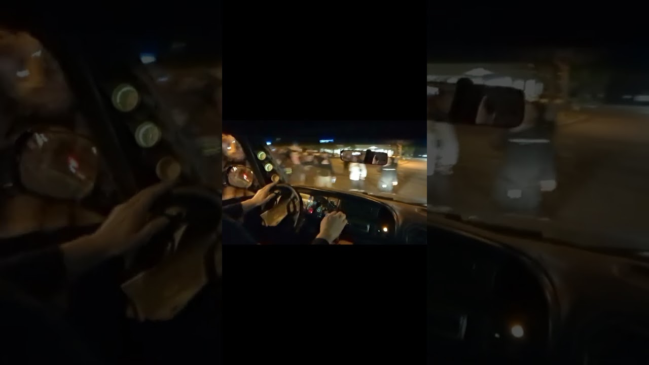sending it at car meet in a 700whp 12v Cummins #diesel #burnout #truck