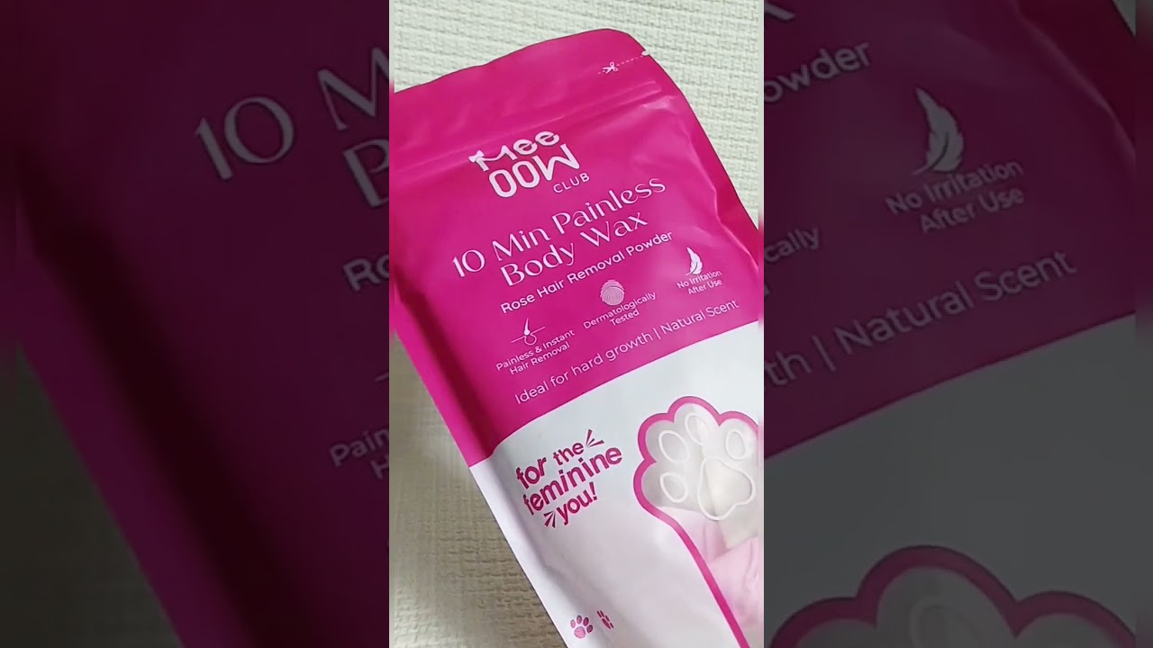 faith & patience ❤️ meeoow 10 minutes wax powder 💗#waxpowder #wax #waxx #skincare #skinsmooth #ugc