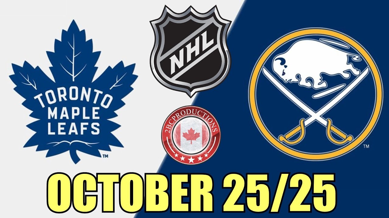 Toronto Maple Leafs vs Buffalo Sabres October 25 25 w/Superbman
