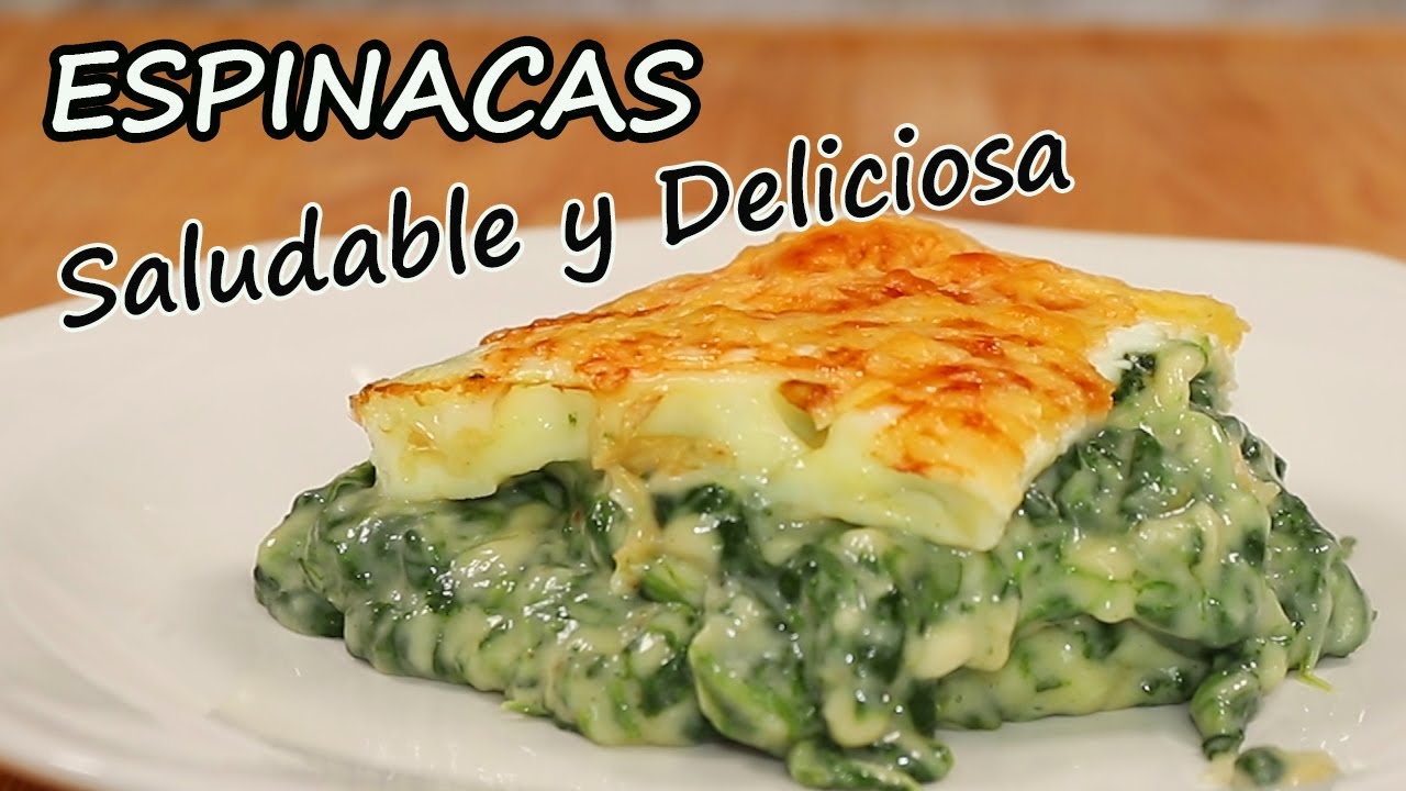ESPINACAS, Saludable y Deliciosa receta.