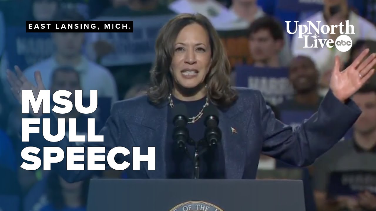 MSU Kamala Harris speech in final days before election