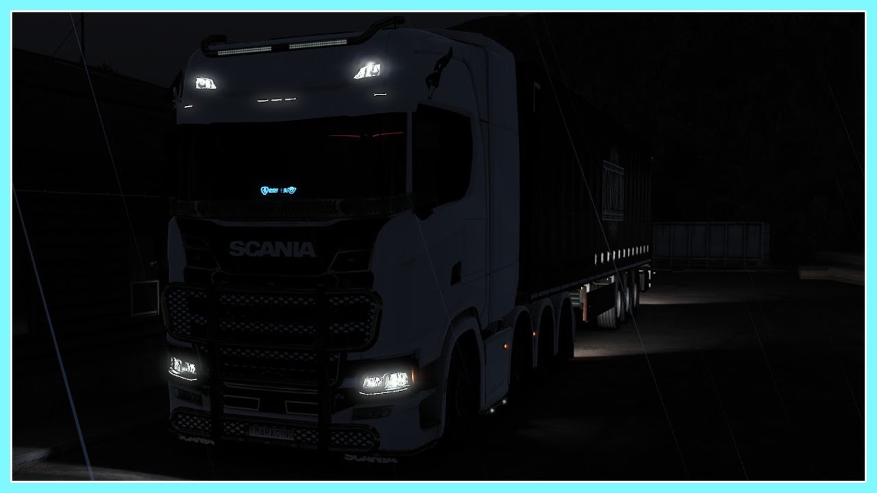 Aquaplaning In ETS2 And ABS | 4K 60FPS
