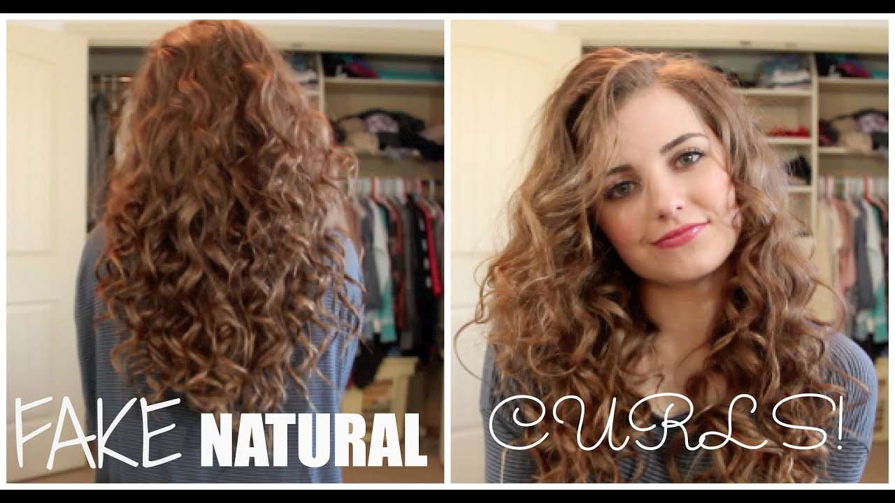 How To Fake Naturally Curly Hair!