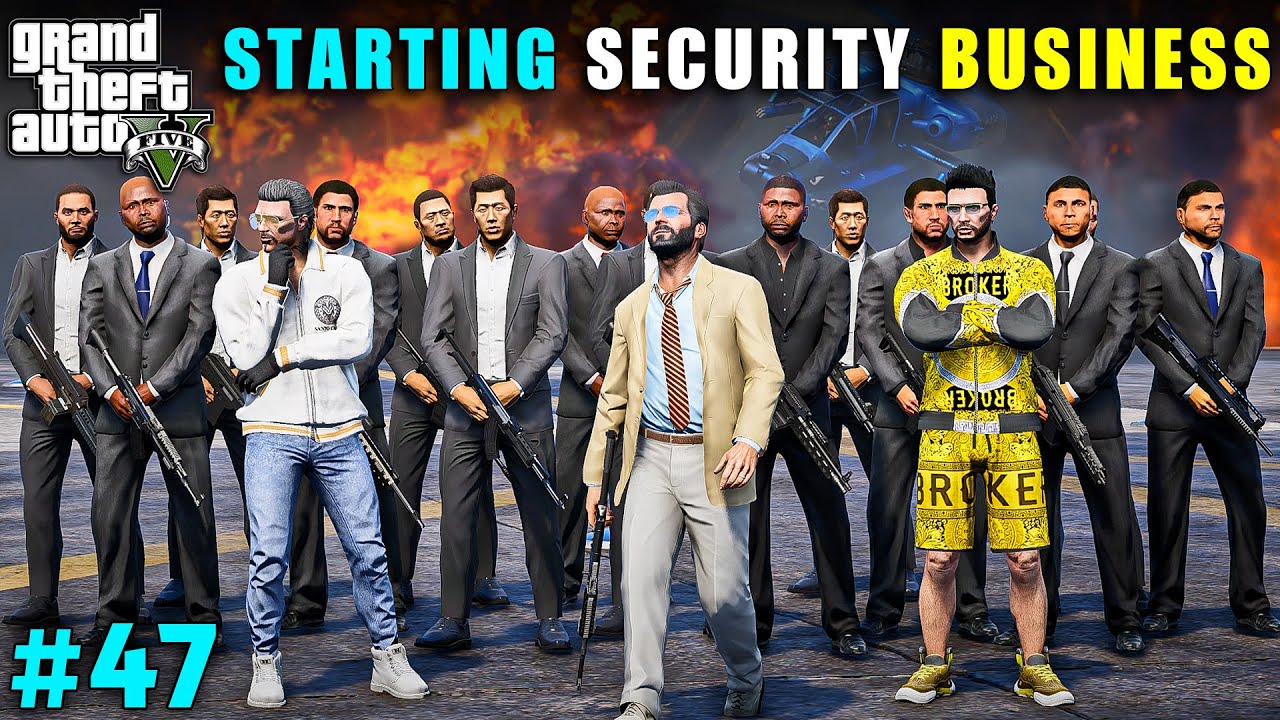 STARTING SECURITY BUSINESS WITH LIBERTY FRIEND | GTA V GAMEPLAY #47