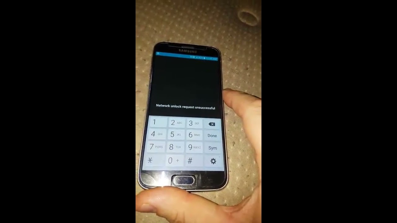 Samsung Galaxy S6 Network Unlock Code Not working