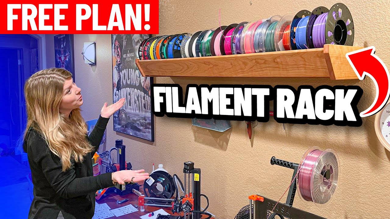 Filament Rack | For 3D Printing Filament Spools