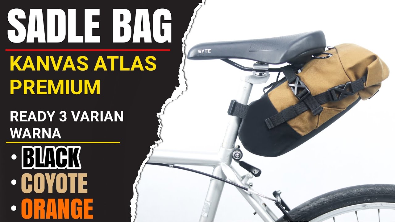 Tas sadel sepeda saddle bag capasitas 2,5 L