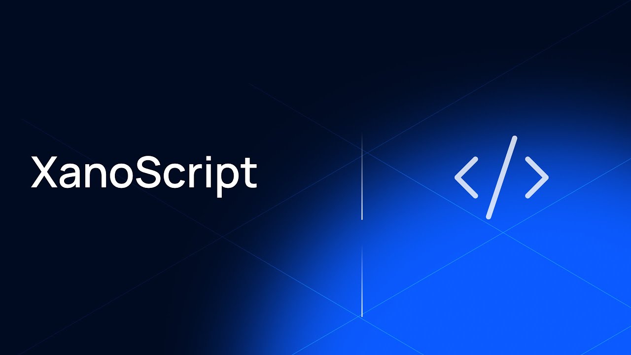 Сборка с кодом в Xano с использованием XanoScript