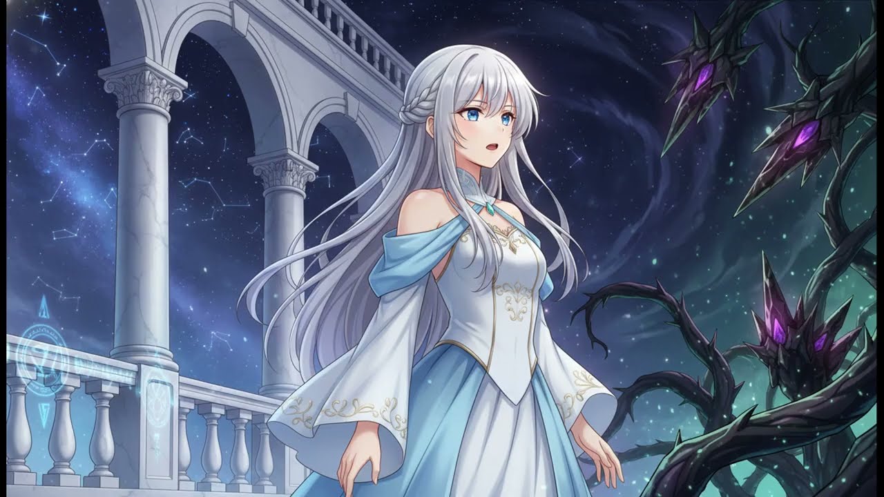 Elf Princess & Dragon Valley. Fantasy cartoon. Amazing film.