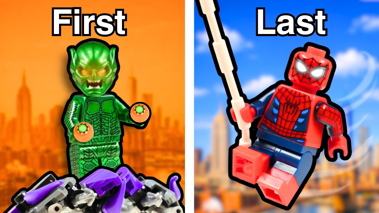 Я построил все фильмы о Человеке-пауке из конструктора Lego