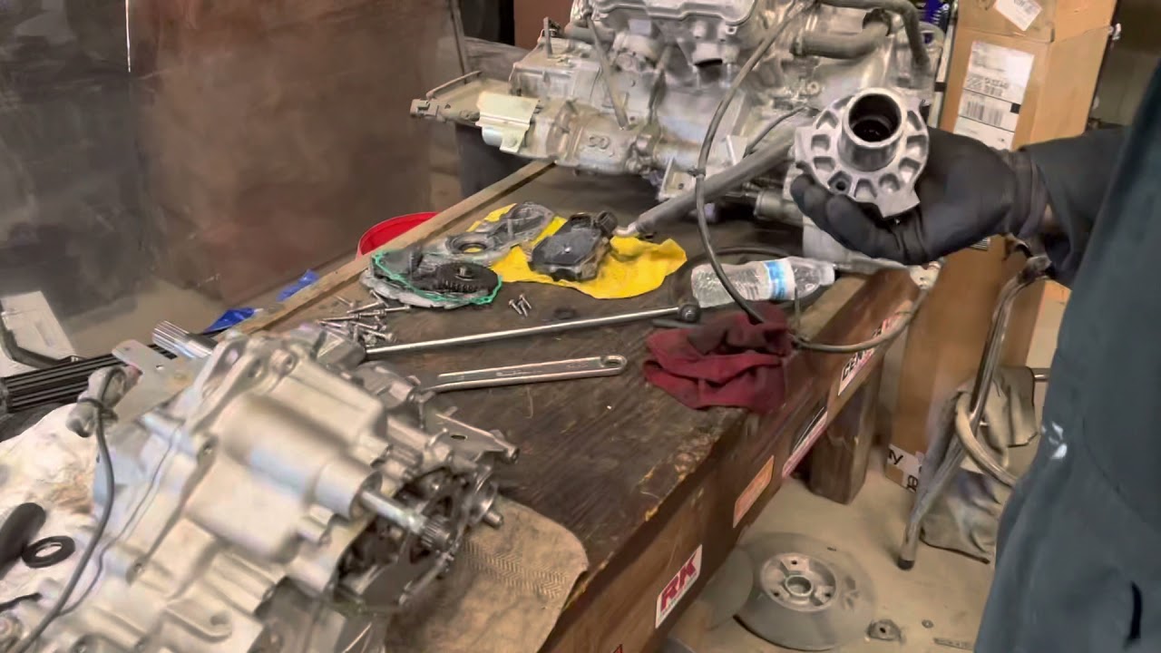 CanAm X3 transmission/gearbox removal and disassembly tips