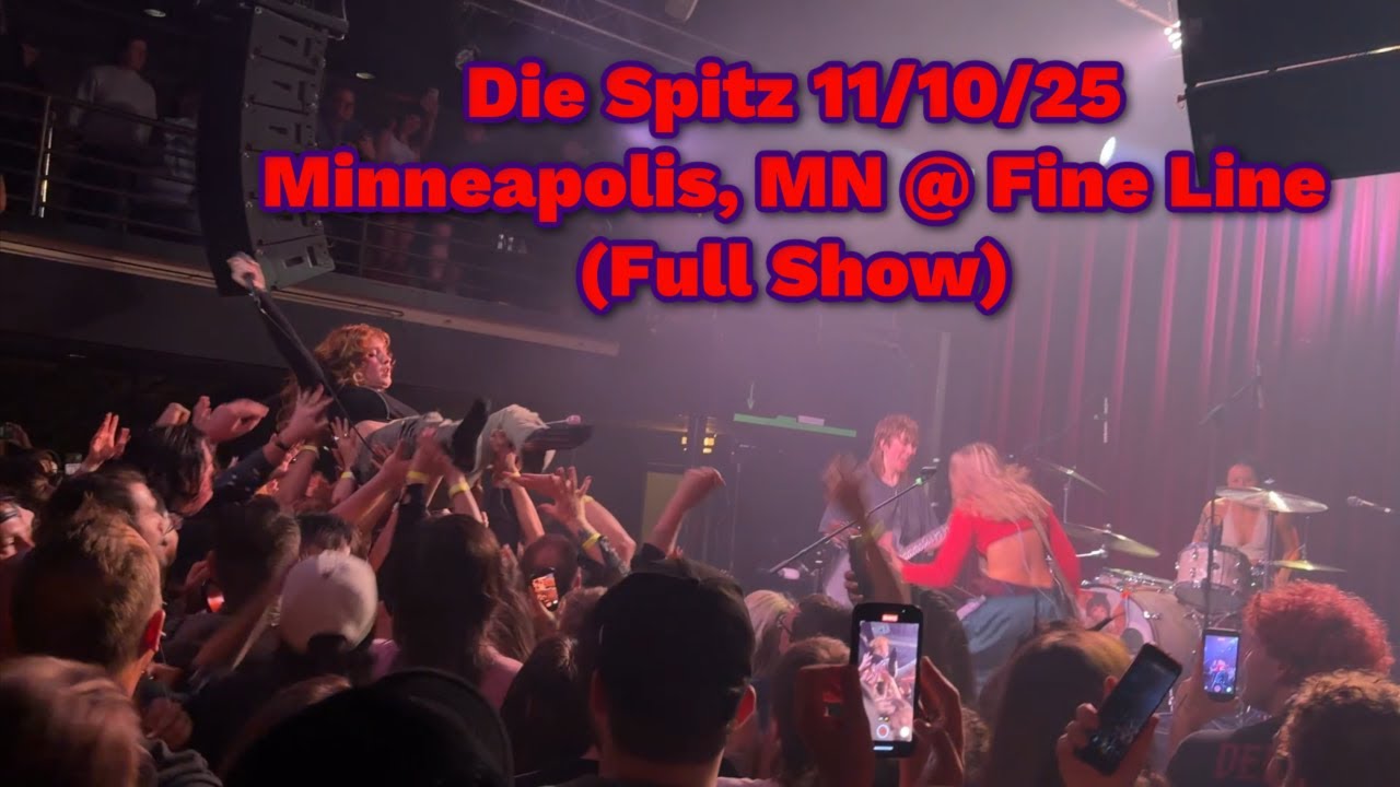 Die Spitz 11/10/25 Minneapolis, MN @ Fine Line (Full Set)