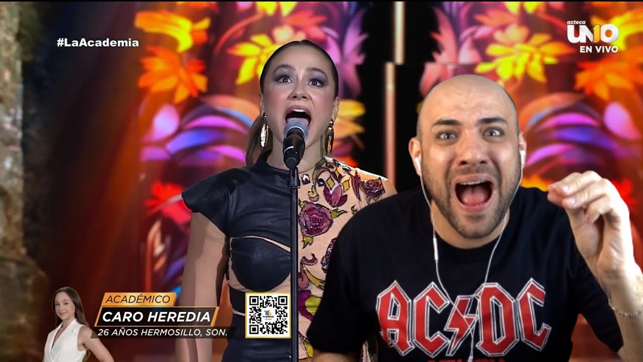 REACCIÓN A CARO HEREDIA EN LA ACADEMIA 2024 CANTANDO CASTILLOS