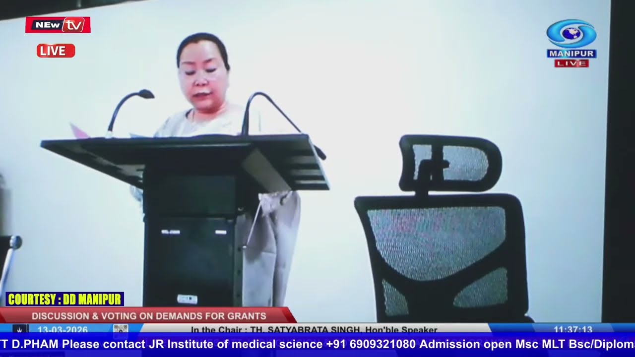 NEMCHA KIPGEN DEPUTY CHIEF MINISTER : 7th Session of 12th Manipur Legislative Assembly