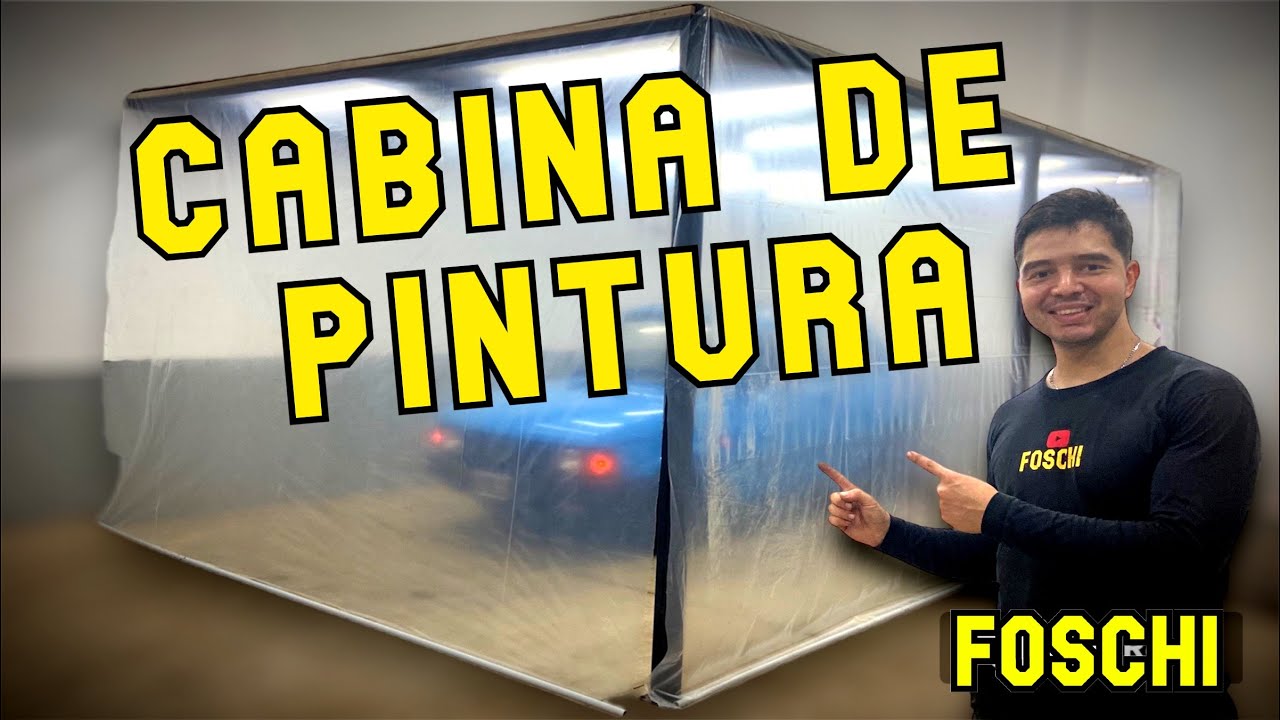 CONSTRUÍ UNA 𝗖𝗔𝗕𝗜𝗡𝗔 𝗗𝗘 𝗣𝗜𝗡𝗧𝗨𝗥𝗔 PARA EL TALLER! - FOSCHI