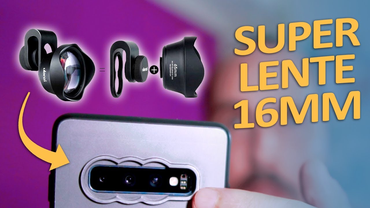 Lente Grande angular Ulanzi 16mm para Smartphone