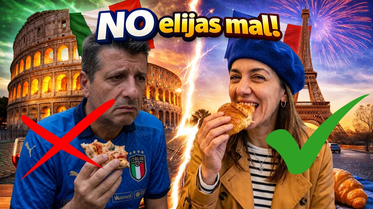 Italia vs Francia: por qué la mayoría elige MAL en su primer Viaje a Europa CUIDADO!