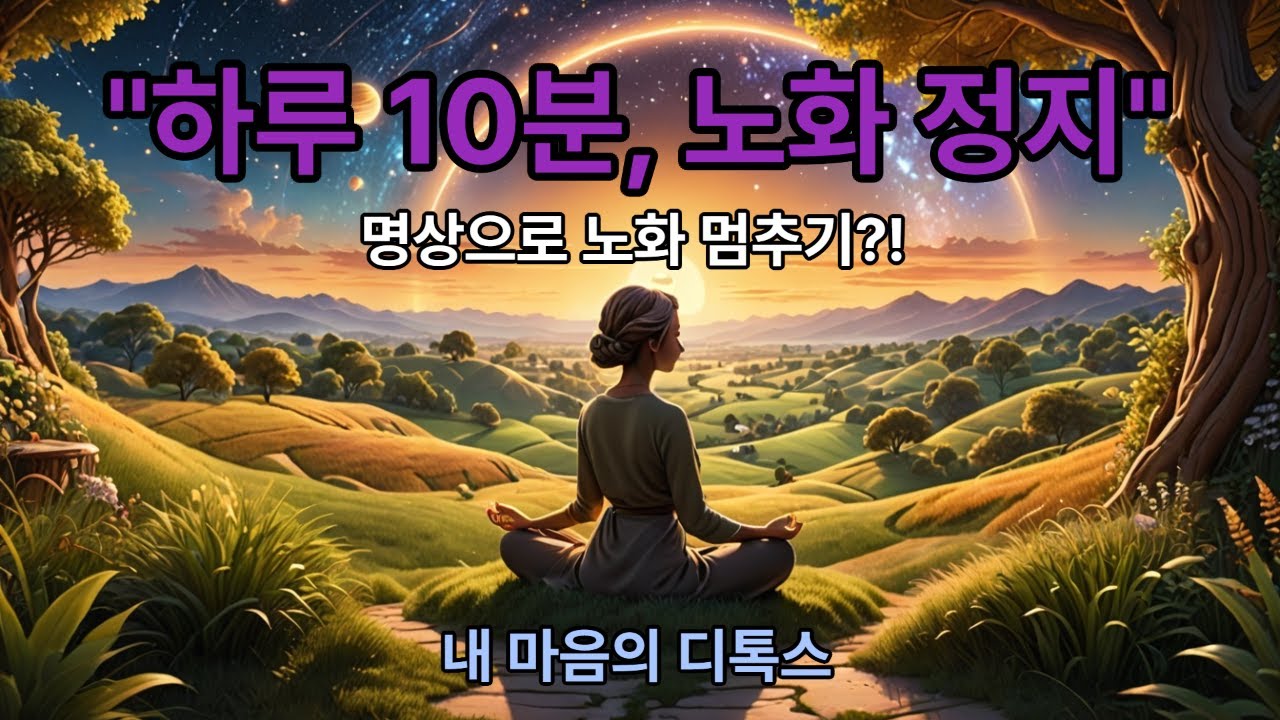 마음이 편안하면 얼굴부터 바뀝니다: 명상이 선사하는 '동안'의 과학