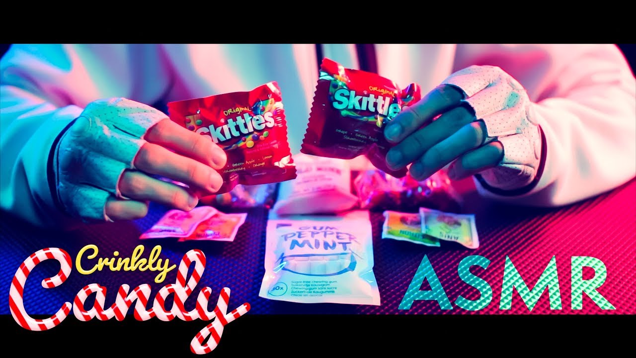CRINKLY CANDY Plastic Packages 🍬ASMR No Talking
