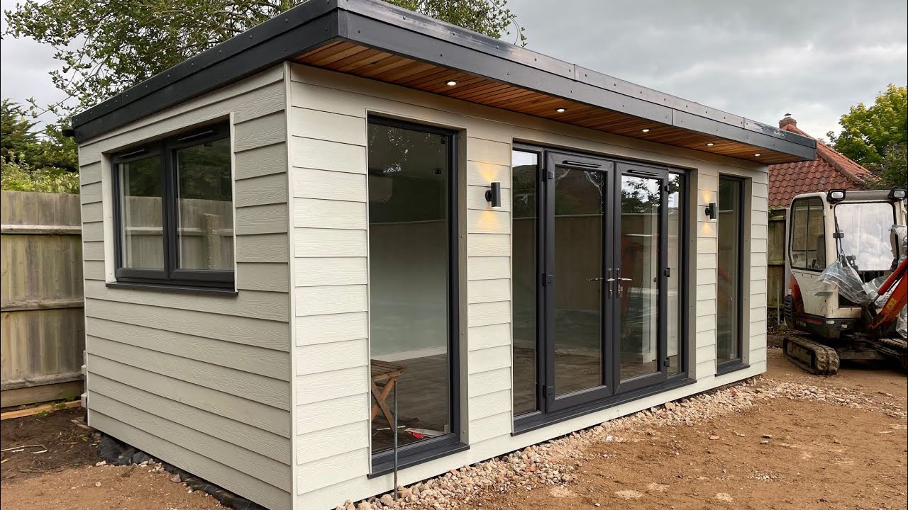 Garden Room Build (SIP) with Woodbridge Garden Rooms. Finished Result.