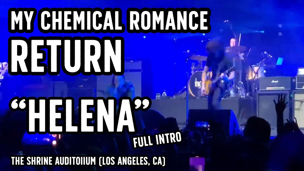 My Chemical Romance RETURN - Helena (Los Angeles, CA) December 20th, 2019