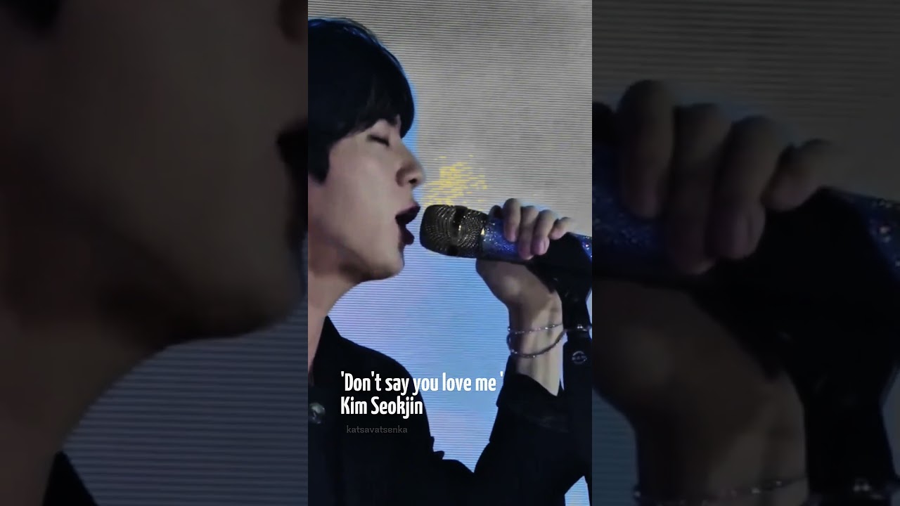 Jin 'Don't say you love me ' first time performance live 😍